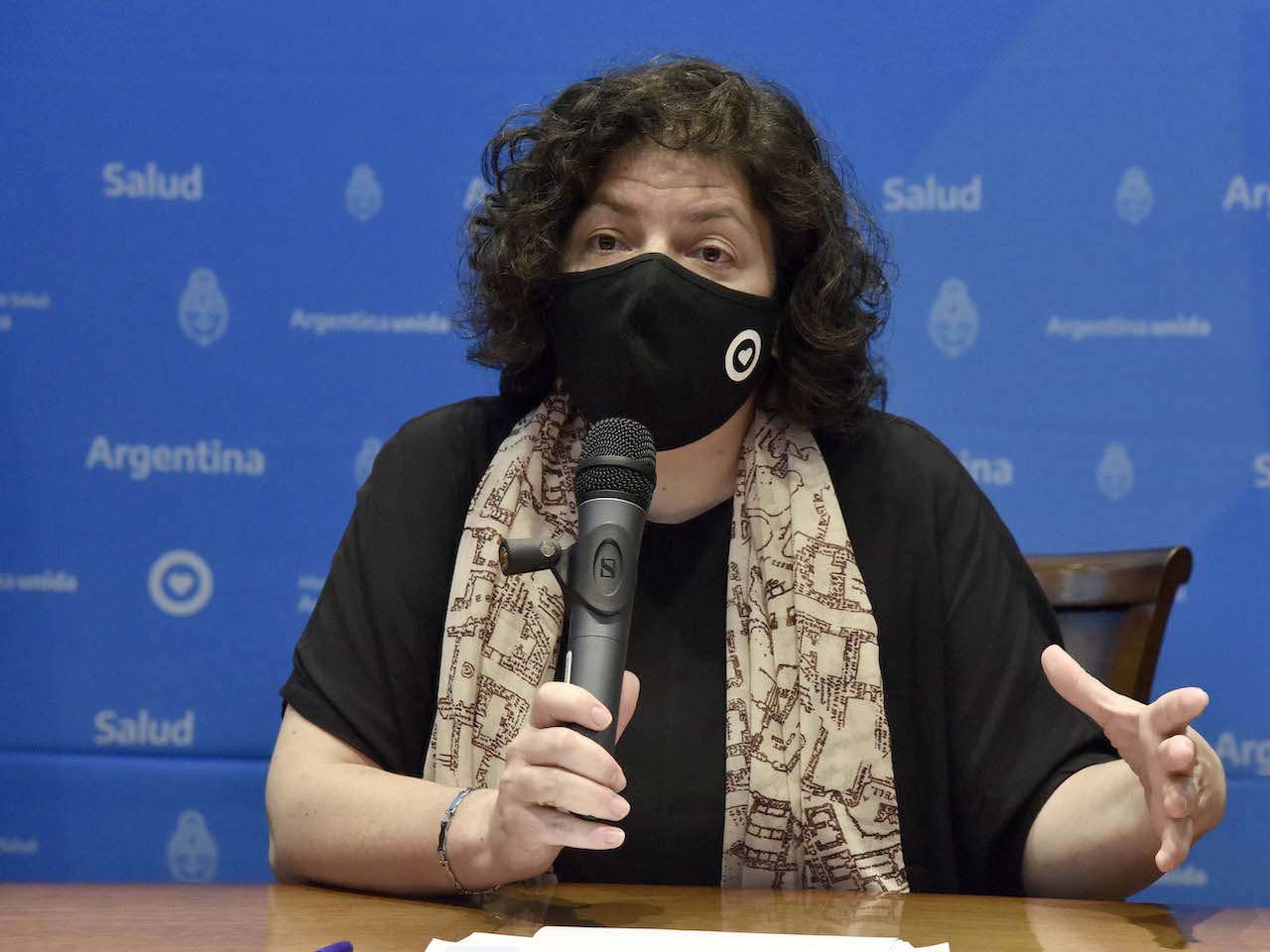 La ministra de Salud, Carla Vizzotti - Foto: Telam