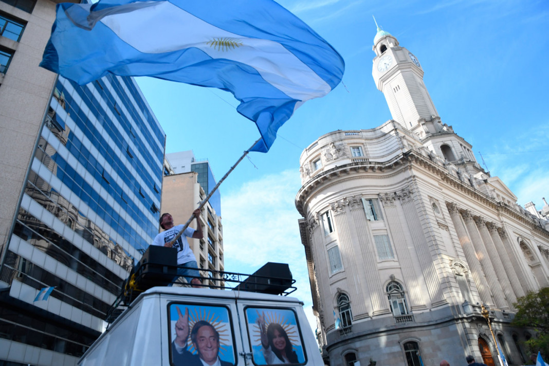 Acto en Plaza de Mayo el 17 de octubre - Foto: Telam