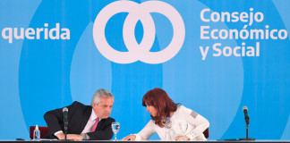 Alberto Fernández y Cristina Kirchner en la Casa Rosada - Foto: Telam