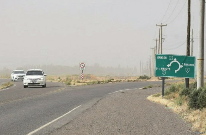 Chubut temporal de viento