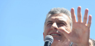 Mauricio Macri en Dolores - Foto: Telam
