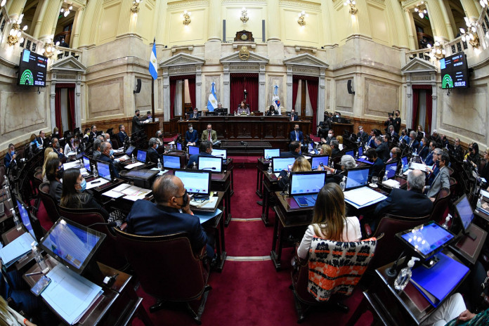 Sesión especial del Senado de la Nación 06 de octubre 2021 - Foto: Comunicación Senado