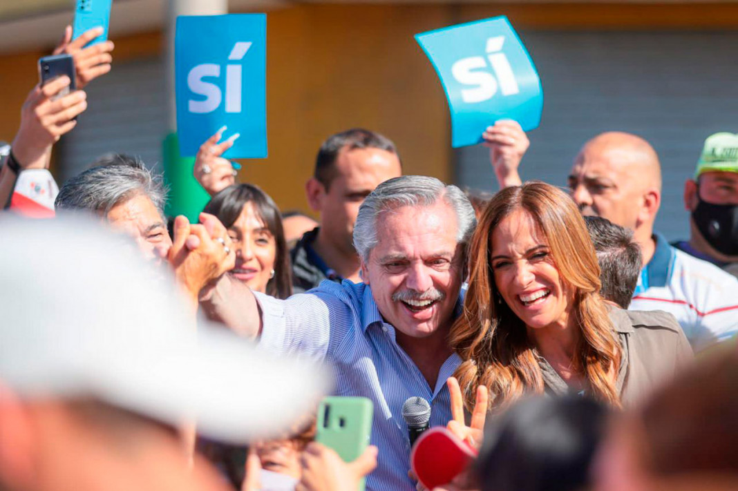 Alberto Fernández en campaña del Frente de Todos - Foto: Telam