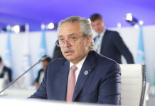 Deuda: tibio apoyo del G-20 incluye al reclamo argentino para que se revisen los sobrecargos del FMI Alberto Fernández en el G-20 - Foto: Telam