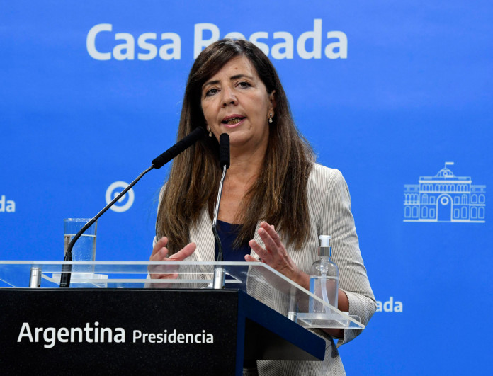 Gabriela Cerruti portavoz del gobierno - Foto: Telam
