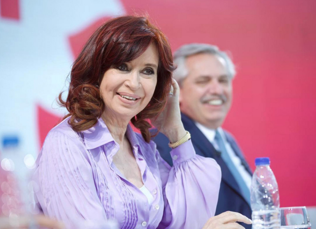 Cristina Kirchner en el cierre de campaña del Frente de Todos - Foto: Twitter