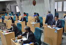 Diputados hace una sesión extraordinaria exclusiva y exprés para aceptar la renuncia de Arabel Sesión en la Cámara de Diputados de Santa Cruz - Foto: Prensa Cámara de Diputados