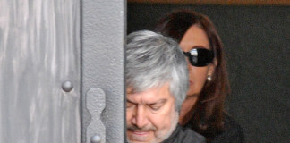 Lázaro Báez Socio de Cristina Kirchner en el mausoleo de Río Gallegos - Foto: OPI Santa Cruz/Francisco Muñoz