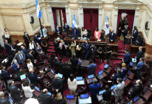 Cristina Kirchner pone a prueba sus alianzas para aprobar el presupuesto antes de la Navidad Sesión especial en el Senado de la Nación - Foto: Prensa del Senado