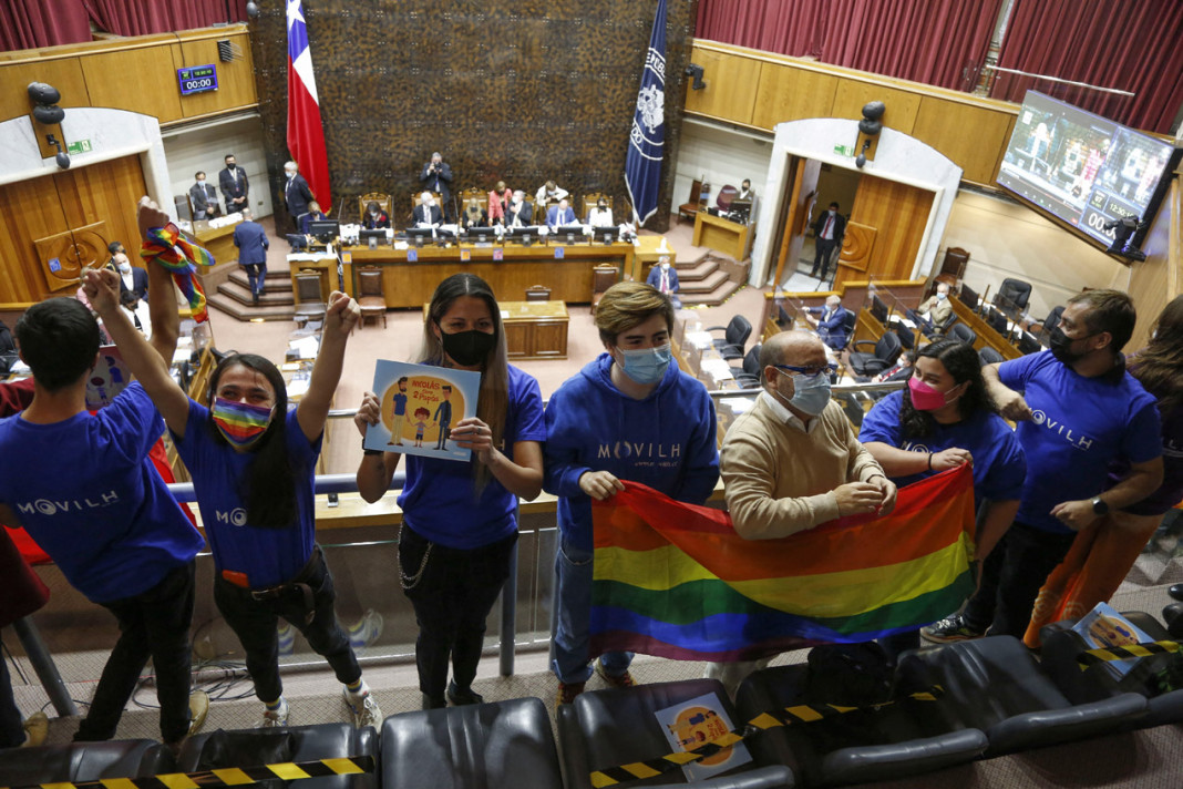 Chile el Congreso aprobó el matrimonio igualitario - Foto: Telam