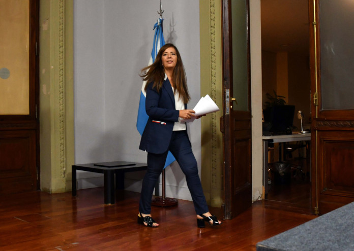 La portavoz de la Presidencia Gabriela Cerruti - Foto: Telam