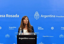 La portavoz de la Presidencia Gabriela Cerruti - Foto: Telam