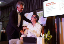 Pro dio una señal de unidad en medio de la ruptura de la UCR Mauricio Macri junto a Estaban Bullrich