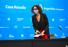 El Gobierno da señales de pago al FMI mientras pule el plan plurianual que enviará al Congreso La secretaria de Relaciones Económicas Internacionales, Cecilia Todesca - Foto: Telam