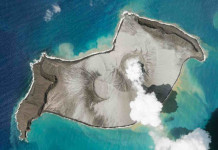 La NASA calculó que la erupción del volcán en Tonga tuvo 500 veces la potencia de las bombas atómicas de Hiroshima La erupción del volcán en Tonga - Foto: