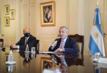 El Gobierno confía en que el FMI “no es inflexible” y dice que la negociación entró en una discusión por “décimas” El presidente Alberto Fernández - Foto: Presidencia