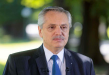 El Presidente encabeza gestiones para evitar que el kirchnerismo duro exponga sus diferencias en el Congreso El presidente Alberto Fernández anuncia el acuerdo alcanzado con el Fondo Monetario Internacional - Foto: NA