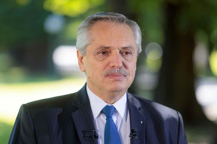 El presidente Alberto Fernández anuncia el acuerdo alcanzado con el Fondo Monetario Internacional - Foto: NA