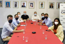 Consejo de la Magistratura: Juntos por el Cambio presiona a Cristina Kirchner para que cumpla el fallo de la Corte La Mesa Nacional de Juntos por el Cambio - Foto: NA