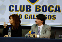 El club Boca de Río Gallegos el 23 de marzo de 2011 - Foto: OPI Santa Cruz/Francisco Muñoz
