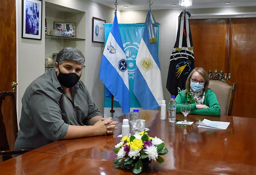 Alicia Kirchner junto a Alejandro Garzón - Foto: Twitter