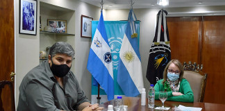 Alicia Kirchner junto a Alejandro Garzón - Foto: Twitter