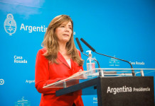 La portavoz de la Presidencia, Gabriela Cerruti