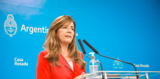 La portavoz de la Presidencia, Gabriela Cerruti