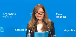 La portavoz del Gobierno Gabriela Cerruti - Foto: NA