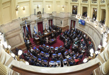 El oficialismo en el Senado vuelve a la carga con la ampliación de la Corte Suprema y quiere citar a los gobernadores Sesión Preparatoria en el Senado de la Nación, 24 de febrero de 2022 - Foto: Comunicación Senado)