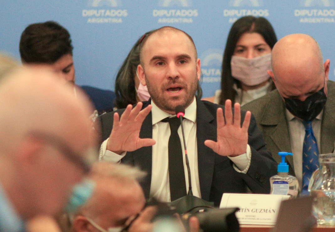 El ministro de Economía, Martín Guzmán explica en el Congreso los alcances del acuerdo con el FMI - Foto: NA