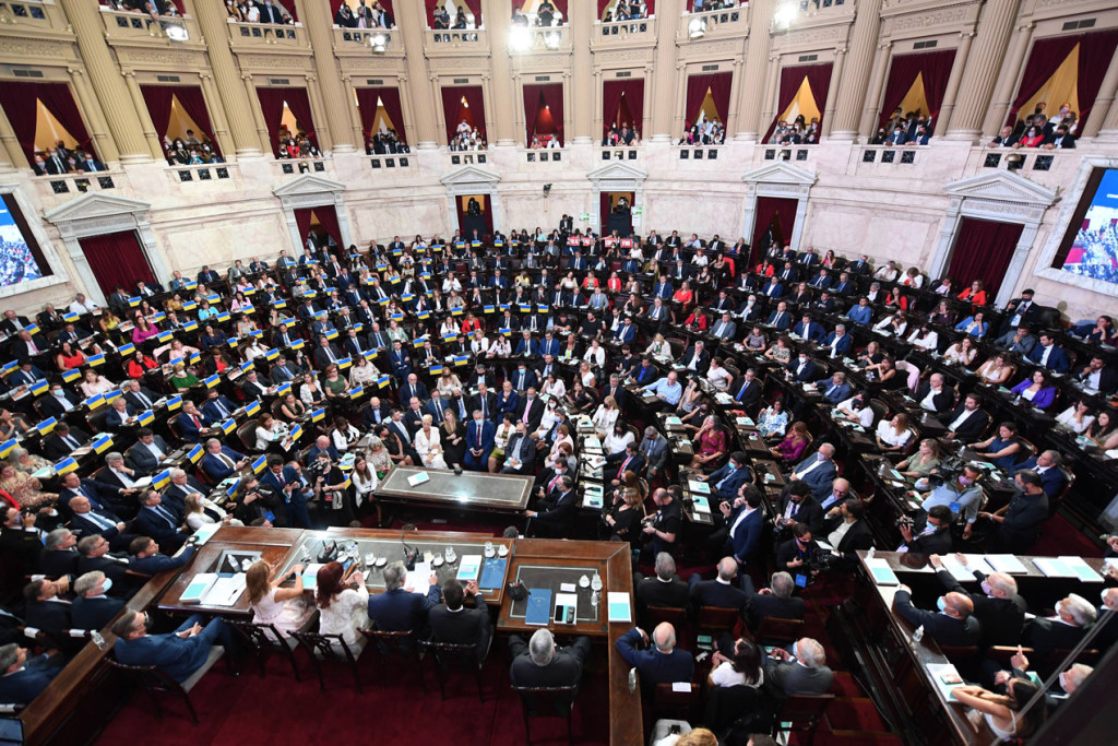 140 Apertura Sesiones Ordinarias en el Congreso de la Nación, el 1 de Marzo de 2022 - Foto: Comunicación Senado