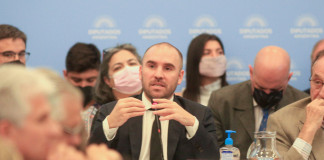 El ministro de Economía, Martín Guzmán explica en el Congreso los alcances del acuerdo con el FMI - Foto: NA
