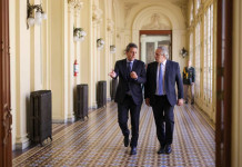 Alberto Fernández junto a Sergio Massa - Foto: NA