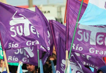 Docentes del SUTEF retoman medidas de fuerza El Sutef Tierra del Fuego -