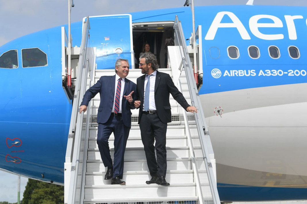 Alberto Fernández en su gira por Europa llega a París - Foto: Presidencia