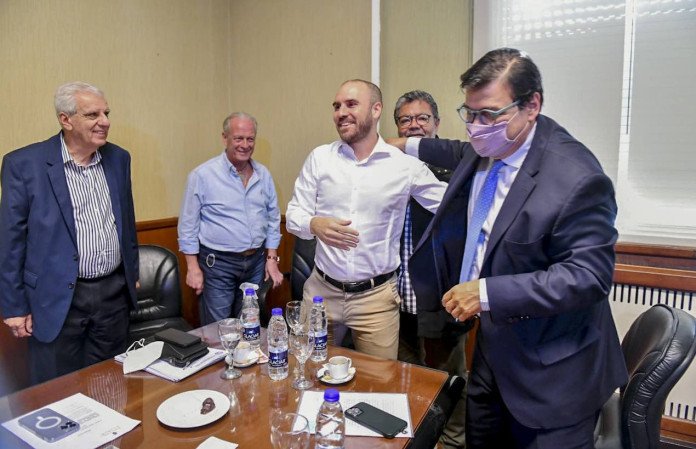 El ministro de Economía, Martín Guzmán y el ministro de Trabajo, Claudio Moroni - Foto: NA