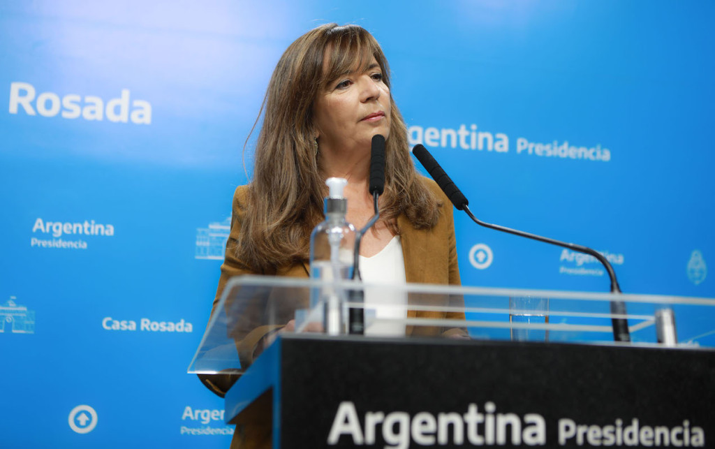 La portavoz de la Presidencia, Gabriela Cerruti - Foto: NA