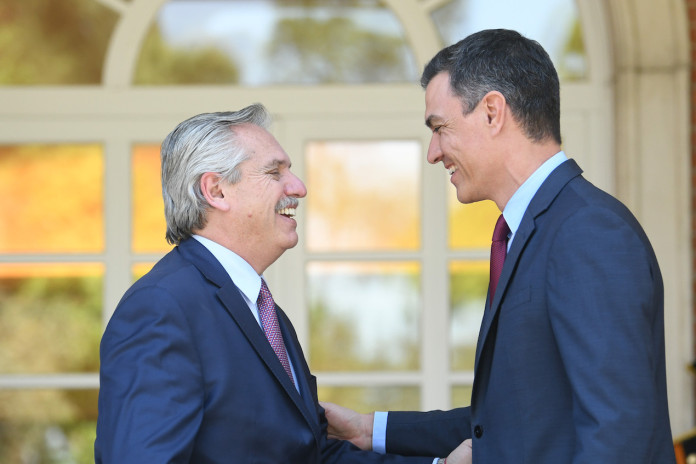 Alberto Fernández de gira en España - Foto: Presidencia