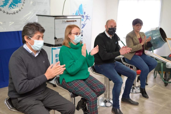 Alicia Kirchner en su visita a Río Turbio - Foto: Prensa de Gobierno