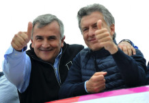 Gerardo Morales habló sobre una posible candidatura a presidente de Mauricio Macri: “Yo no lo voy a votar” El gobernador de Jujuy Gerardo Morales junto a Mauricio Macri -
