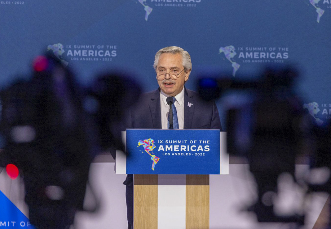 Alberto Fernández en la Cumbre de las Américas - Foto: NA