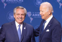 Alberto Fernández llegó a Nueva York, sin poder despegarse de la decisión de Mauricio Macri El presidente Alberto Fernández y su par de Estados Unidos Joe Biden - Foto: Presidencia