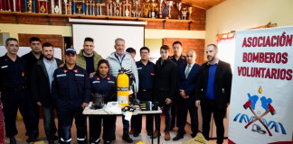 PAE realizó un nuevo aporte para los Bomberos de Sarmiento