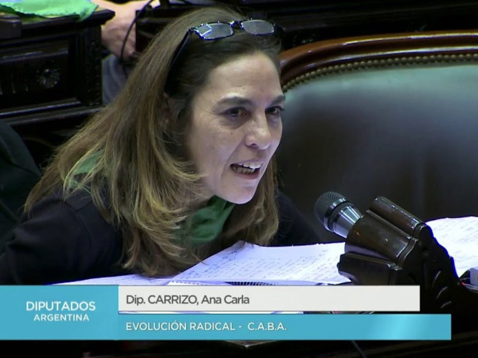 La diputada nacional de Juntos por el Cambio Ana Carla Carrizo