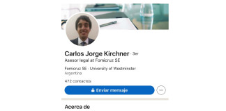 Jorge Carlos Kirchner y su perfil en las redes sociales