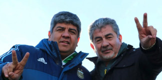 Jorge Taboada junto a Pablo Moyano - Foto: Facebook