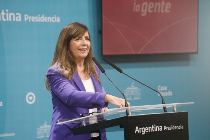 La portavoz de la Casa Rosada Gabriela Cerruti - Foto: Presidencia