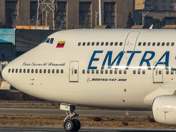 El Boing 737 de Emtrasur -