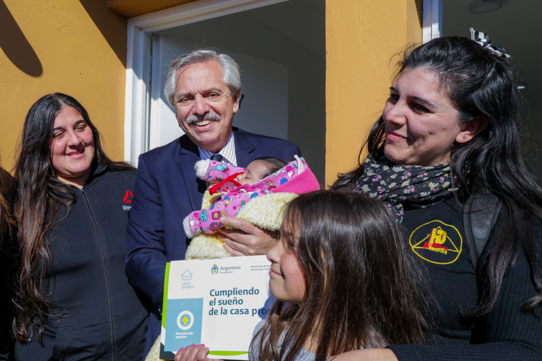 El presidente Alberto Fernández en un acto - Foto: NA